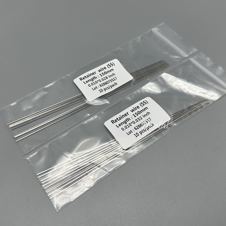 Dental Lingual Twist Retainer Flat Twisted Straight Flat Twisted Wires Stainless