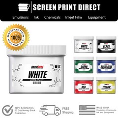 Plastisol Ink For Screen Printing – Low Temp Cure 270F – Primary Colors
