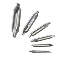 2PC 60° Center Drill 1mm 1.5mm 2mm 2.5mm 3mm 3.5mm 4mm 5mm 6mm lathe tool