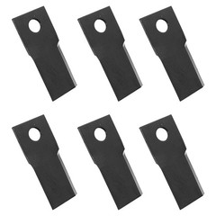 Pack of (6) New Left Hand Disc Mower Blades fits Various Applications & Models
