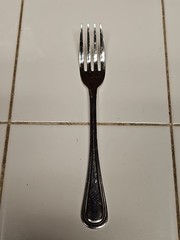 HUBERT Dinner Fork Utopia Heavyweight 18/8 Flatware Silverware Stainless Steel