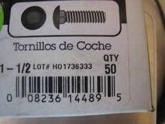 Hillman 832566 Stainless Steel Carriage Bolt, 5/16 x 1-1/2-Inch, 50-Pack