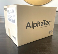1 case (144 Gloves) Ansell AlphaTec 88-390T Chemical Resistant Gloves Size 9