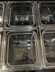 6 Each True Clear Food Pan 1/6 Size 4” Deep NSF Commercial Prep Polycarbonate