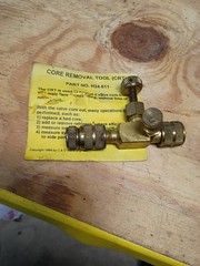 C & D Tool AC Schrader Valve Core Remover Installer 1/4 in Flare MAC USA