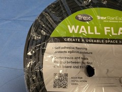 New Trex RainEscape Wall Flash 1″ x 1/4″ x 25′, Distressed Packaging. Free Ship.