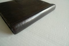 MULBERRY – A5 OSTRICH TEXTURED LEATHER PLANNER & PAPER SHEETS – MADE IN UK