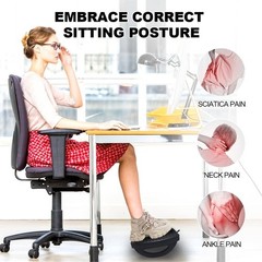 Under Desk Footrest, Foot Rest for Under Desk at Work, Ergonomic Foot Stool