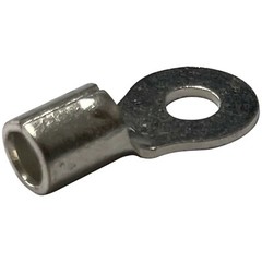 25 Pcs Non-Insulated Ring Connector 8 Gauge #10 Stud Wire Crimp Connector – USA
