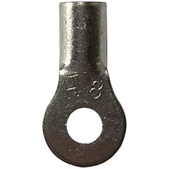 25 Pcs Non-Insulated Ring Connector 8 Gauge #10 Stud Wire Crimp Connector – USA