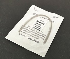 100 Packs Thermal Activated Niti Arch Wire Round Bows Ovoid Form Size For Chose