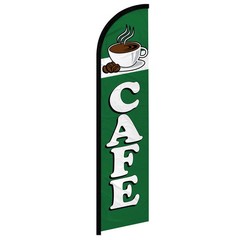 Drinks Services Variations Windless Full Sleeve Advertising Banner Flags