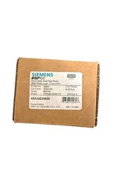 New Siemens 48ASE3M20 Ser C Overload Relay Solid State 3PH 9-18 AMPS
