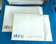 SHIP with STYLE! Ebay Shipping Supplies Padded Bubble Mailers-2 sizes/20 pak