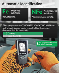 Coating Thickness Gauge CM-208Z – 0-3000Μm (0-120 Mils) Industrial Paint Thickne