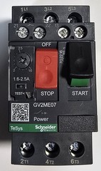 Schneider GV2ME07 Thermal Magnetic Motor Circuit Breaker 1.6~2.5A
