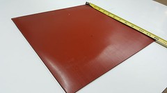 SILICONE RUBBER SHEET 3/32 THK X 12″ X 12″ 55 DURO +/-5 FREE SHIPPING