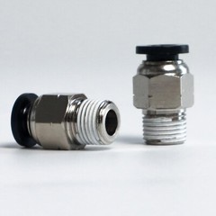 1/4″ OD Tube X 1/4″ NPT Pneumatic Fitting, Push to Connect Air Fitting (Qty 10)