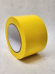 1 ROLL – HBM Vinyl Plating Marking Safety Tape 3″ x 36 Yds. (6 Mil Thick) YELLOW