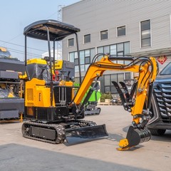 FREE SHIPPING 13.5HP Mini Excavator 1.5 Ton EPA Engine Hydraulic Thumb Digger