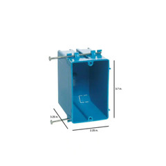 New Work PVC Electrical Outlet Box 100 PIECES 1-Gang 20 cu. in. EZ Install