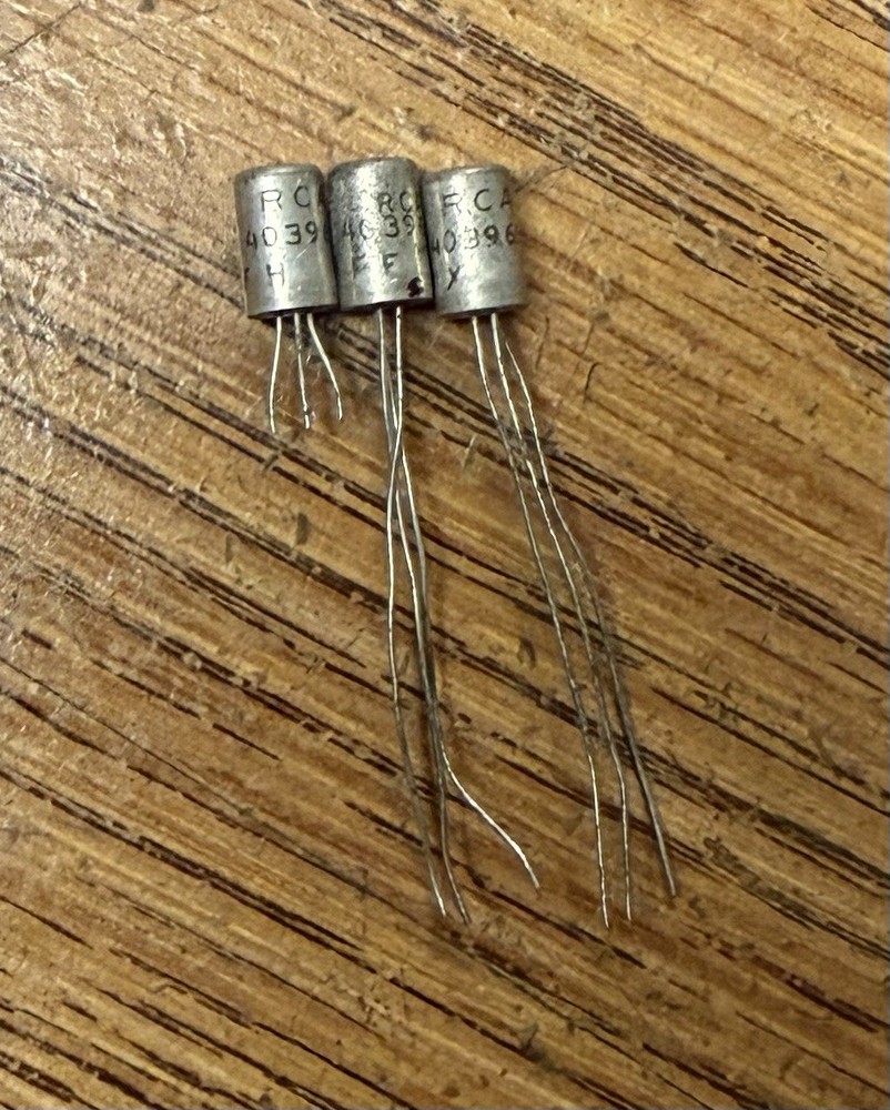 (3) RCA 40396N Germanium NPN Transistors