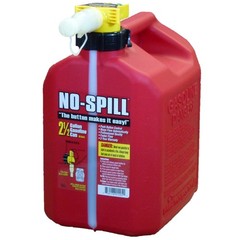 No-Spill 1405 Integrated Stainless Steel Screen Poly Plastic Gas Can 2.5 gal.