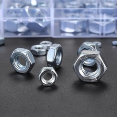Metric Hex Nuts Assortment Kit, 430 Pcs Stainless Steel Hex Nuts Set, Hex Har…