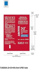 Loctite 1330799 243 Blue Oil Resistant Threadlocker Tube – 6 ml