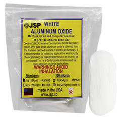 ALUMINUM OXIDE 50 micron WHITE 1 lb Polishing Blasting Media Abrasive Tumbling