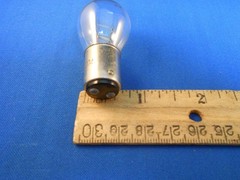 1204 CLEAR GLASS LAMP .710AMP 28VDC NEW OLD STOCK
