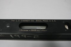 The L.s. Starrett Co 199 Precision Level 15in
