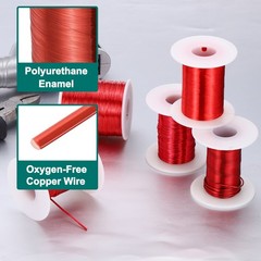 38 AWG Magnet Wire, 1 lb Magnetic Coil Wire, 155C(311F)