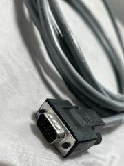 INDUSTRIAL MRO 200-1408-03M CONNECTING CABLE MALE / MALE 15 PIN #51E35 75MM RAD