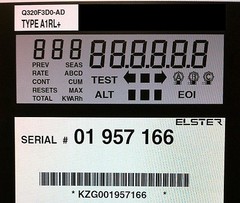 ELSTER WATTHOUR METER (KWH), A1RL+, FM2S, 200A, 120V-480V, BI-DIRECTIONAL