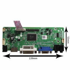 DVI VGA LVDS Display Controller Board 30 Pin 1920×1080 21.5 23 27 Inch LCD