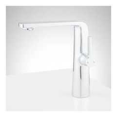 Signature Hardware Luna 1.2 GPM Single Hole Vessel Bathroom Faucet-CHROME