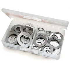 Regular 14 Gauge Machinery Bushing Assortment, Steel, Black Oxide Finish, 91