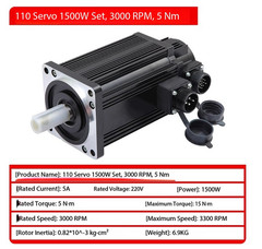 Servo Motor Set: 60/80/110 Servo Motor Drive Integrated, 200W/400W/750W