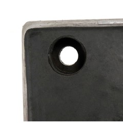 Global Industrial Molded Rubber Bumper 12″W x 13″L x 4″H