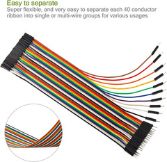 120 Pin 10Cm 20Cm 30Cm Long Header Jumper Wire Dupont Cable Line Connector Assor