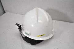 MSA V-Gard Hard Hat White ANSI Z89.1 Type I Class E Ratchet Made in USA Helmet