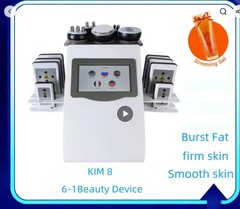6 in 1 Beauty Machine for Body Massage Facial Skin Care Skin Lifting Salon New