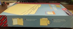Smead 1/3 Cut Assorted Position 100 File Folders, One-Ply Top Tab, Legal, Manila