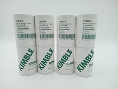 Kimble Micro Capillary Pipets 71900-5 Glass Disposable 5 microLiters 1000 Count