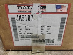 BALDOR RELIANCE JM3107 INDUSTRIAL MOTOR 0.5HP 3PH