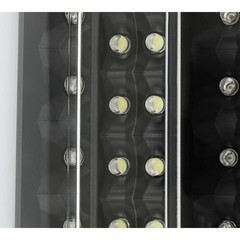 Rear Tail Lights Clear Lens Black Housing Dodge Ram 1500 07-08 2500/3500 07-09