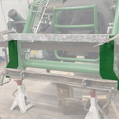 Tractor Loader Quick Tach Weld On Mounting Brackets For John Deere Steel Durable