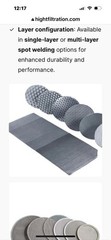 Stainless Steel 304 wire cloth disc 4″ Dia 80X80 mesh (100 pack)
