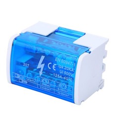 Terminal Block Distribution Box On DIN Rail Compact Universal Connector For